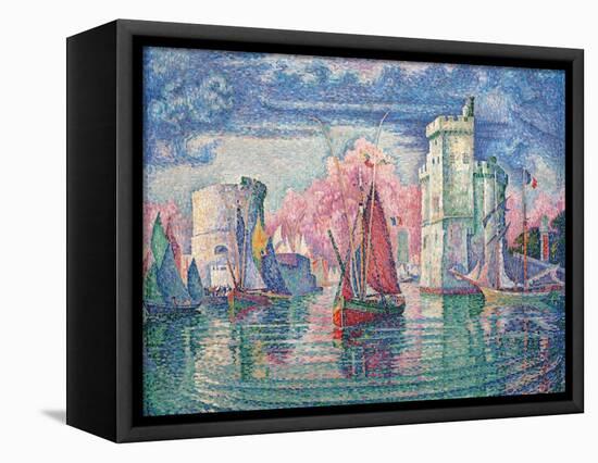 Port of La Rochelle-Paul Signac-Framed Stretched Canvas