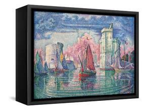 Port of La Rochelle-Paul Signac-Framed Stretched Canvas