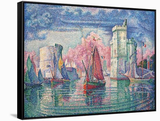 Port of La Rochelle-Paul Signac-Framed Stretched Canvas