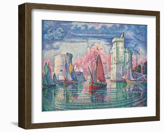 Port of La Rochelle-Paul Signac-Framed Art Print