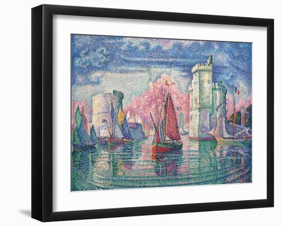 Port of La Rochelle-Paul Signac-Framed Art Print