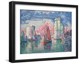 Port of La Rochelle-Paul Signac-Framed Art Print