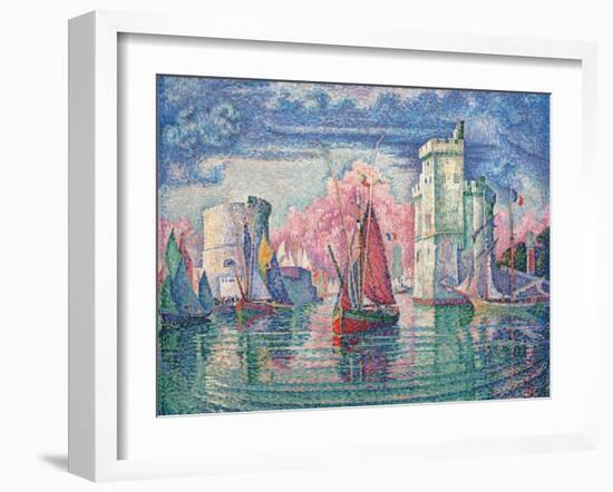 Port of La Rochelle-Paul Signac-Framed Art Print