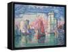 Port of La Rochelle-Paul Signac-Framed Stretched Canvas