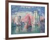 Port of La Rochelle-Paul Signac-Framed Art Print