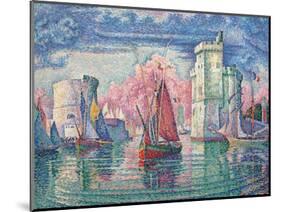 Port of La Rochelle-Paul Signac-Mounted Giclee Print