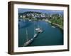 Port of Le Bono, Golfe Du Morbihan (Gulf of Morbihan), Brittany, France, Europe-J P De Manne-Framed Photographic Print