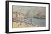 Port of Le Havre, 1874-Claude Monet-Framed Premium Giclee Print