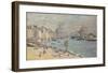 Port of Le Havre, 1874-Claude Monet-Framed Premium Giclee Print