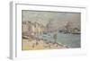 Port of Le Havre, 1874-Claude Monet-Framed Premium Giclee Print