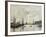 Port of Le Havre (Dock of La Barre)-Eugène Boudin-Framed Art Print