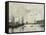 Port of Le Havre (Dock of La Barre)-Eugène Boudin-Framed Stretched Canvas