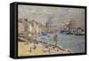 Port of Le Havre-Claude Monet-Framed Stretched Canvas