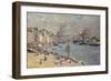 Port of Le Havre-Claude Monet-Framed Giclee Print