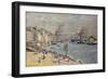 Port of Le Havre-Claude Monet-Framed Giclee Print