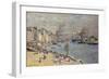 Port of Le Havre-Claude Monet-Framed Giclee Print