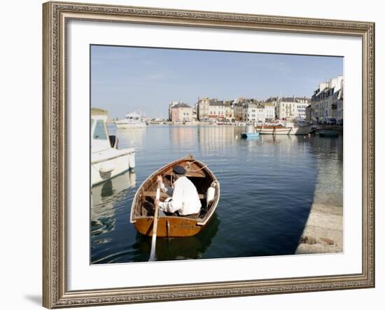 Port of Le Palais, Belle Ile, Brittany, France, Europe-Groenendijk Peter-Framed Photographic Print