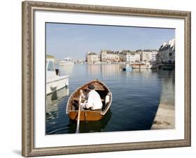 Port of Le Palais, Belle Ile, Brittany, France, Europe-Groenendijk Peter-Framed Photographic Print