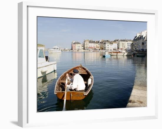 Port of Le Palais, Belle Ile, Brittany, France, Europe-Groenendijk Peter-Framed Photographic Print