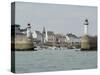 Port of Le Palais, Belle Ile, Brittany, France, Europe-Groenendijk Peter-Stretched Canvas