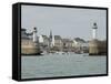 Port of Le Palais, Belle Ile, Brittany, France, Europe-Groenendijk Peter-Framed Stretched Canvas