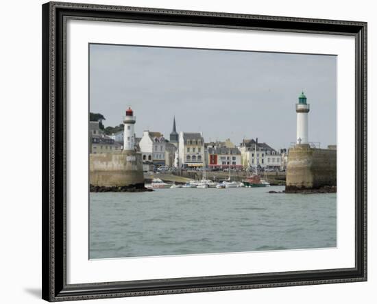 Port of Le Palais, Belle Ile, Brittany, France, Europe-Groenendijk Peter-Framed Photographic Print