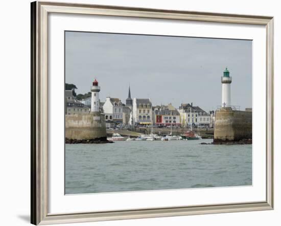 Port of Le Palais, Belle Ile, Brittany, France, Europe-Groenendijk Peter-Framed Photographic Print