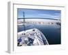 Port of Los Angles, Harbor, Cruise Ship Landing, California, USA-Terry Eggers-Framed Premium Photographic Print