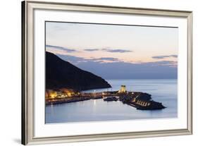 Port of Marciana Marina with Torre Pisana Tower-Markus Lange-Framed Photographic Print