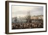 Port of Marseille-Claude Joseph Vernet-Framed Giclee Print