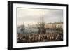 Port of Marseille-Claude Joseph Vernet-Framed Giclee Print