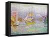 Port of Marseilles, 1906-1907-Paul Signac-Framed Stretched Canvas