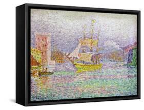 Port of Marseilles, 1906-1907-Paul Signac-Framed Stretched Canvas