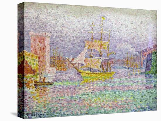 Port of Marseilles, 1906-1907-Paul Signac-Stretched Canvas