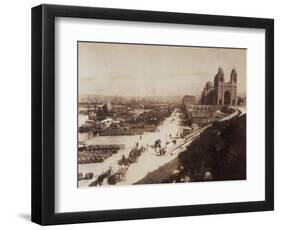 Port of Marseilles and Cathedral-Michael Maslan-Framed Photographic Print