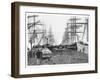 Port of Melbourne, Victoria, Australia, 1886-W Mollier-Framed Giclee Print