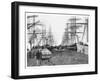 Port of Melbourne, Victoria, Australia, 1886-W Mollier-Framed Giclee Print