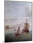 Port of Naples-Vanvitelli (Gaspar van Wittel)-Mounted Giclee Print