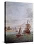 Port of Naples-Vanvitelli (Gaspar van Wittel)-Stretched Canvas