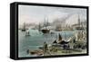 Port of New Orleans-Alfred Rudolf Waud-Framed Stretched Canvas