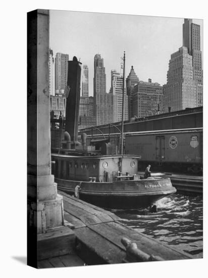 Port of New York-Andreas Feininger-Stretched Canvas