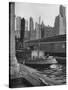 Port of New York-Andreas Feininger-Stretched Canvas