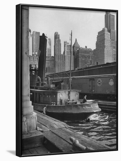 Port of New York-Andreas Feininger-Framed Photographic Print