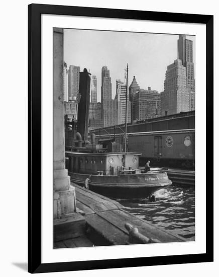 Port of New York-Andreas Feininger-Framed Photographic Print