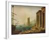 'Port of Ostia, Rome', c1643 (1931)-Claude Lorrain-Framed Giclee Print