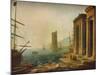 'Port of Ostia, Rome', c1643 (1931)-Claude Lorrain-Mounted Giclee Print