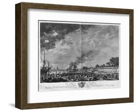 Port of Rochefort, Seen from the Colonies' Store, Series of 'Les Ports De France'-Claude Joseph Vernet-Framed Giclee Print