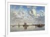 Port of Rotterdam-Eugène Boudin-Framed Premium Giclee Print