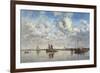 Port of Rotterdam-Eugène Boudin-Framed Premium Giclee Print