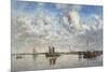 Port of Rotterdam-Eugène Boudin-Mounted Premium Giclee Print